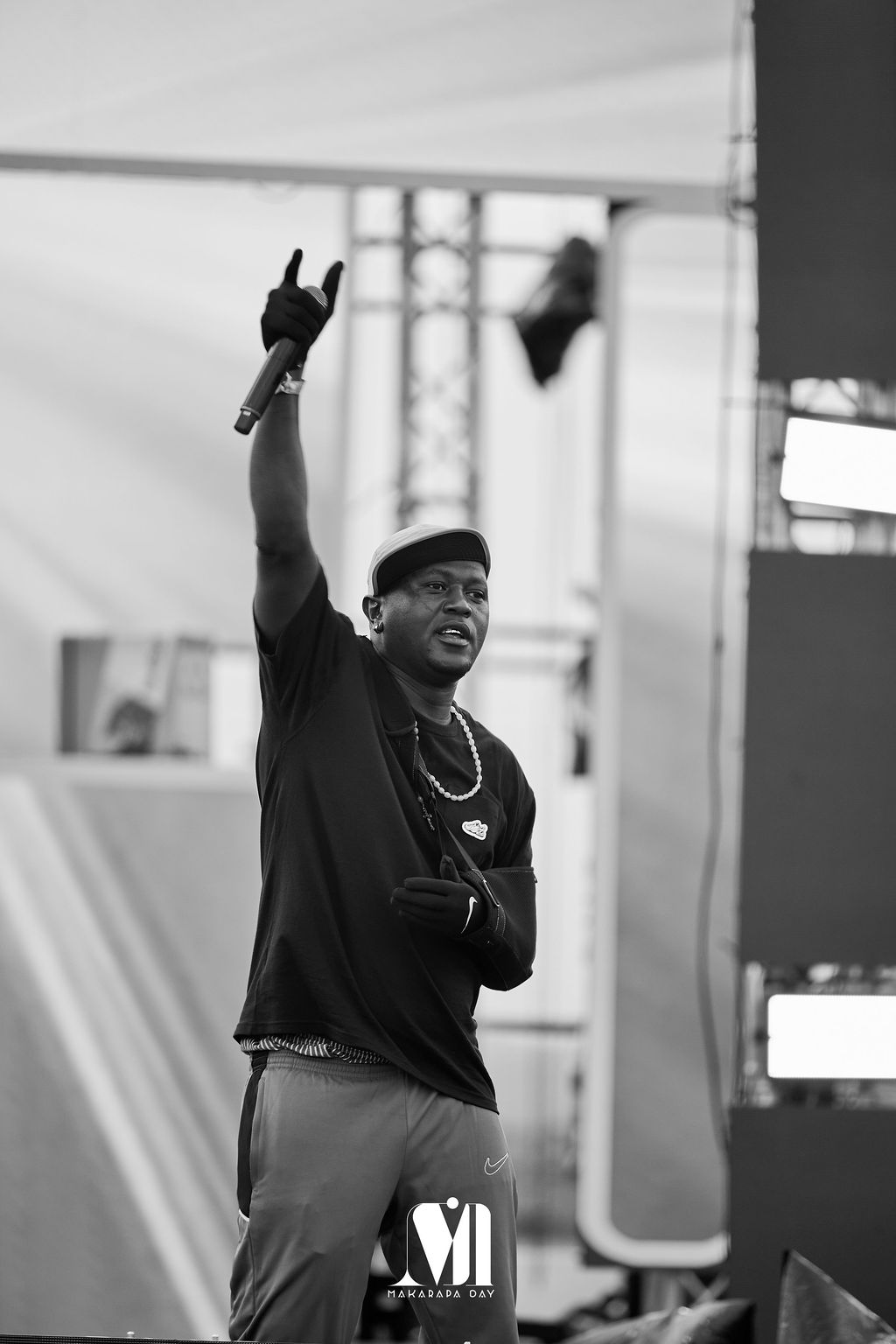 A performer behind the decks