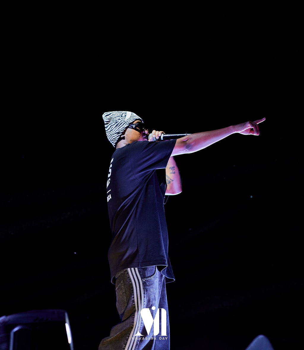 An artist reaching out to the audience