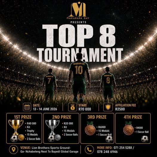 Makarapa Day Top 8 Tournament artwork from a previous edition